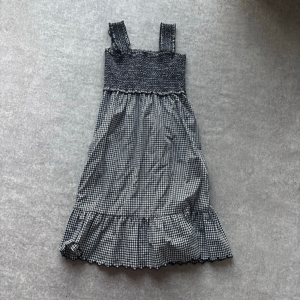 Rails Rumi Gingham Midi Dress in Black Mini Gingham - Picture 2 of 5